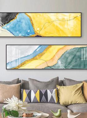 现代抽象装饰画北简客厅约沙发背挂景墙画欧酒店卧室床头HTCT-11