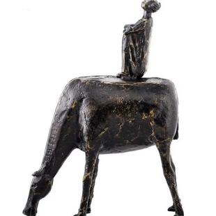 铁件杂技人摆式家居2068客厅创马意玄关饰品中样板房售楼处办公室