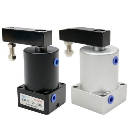 小型气动ACK气动转角90度下压夹紧旋转气缸SRC25/32/40/50/63R-L