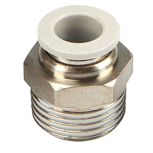 PC10 白色气管螺纹直通快插接头CPC12468 6mm毫米