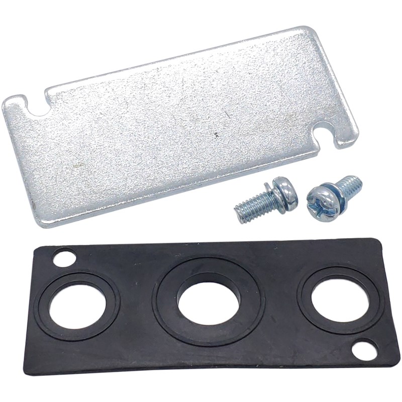 4V210汇流板盲板P-200M-R2-B盖板4V110电磁阀座堵片P-100M-R1封板