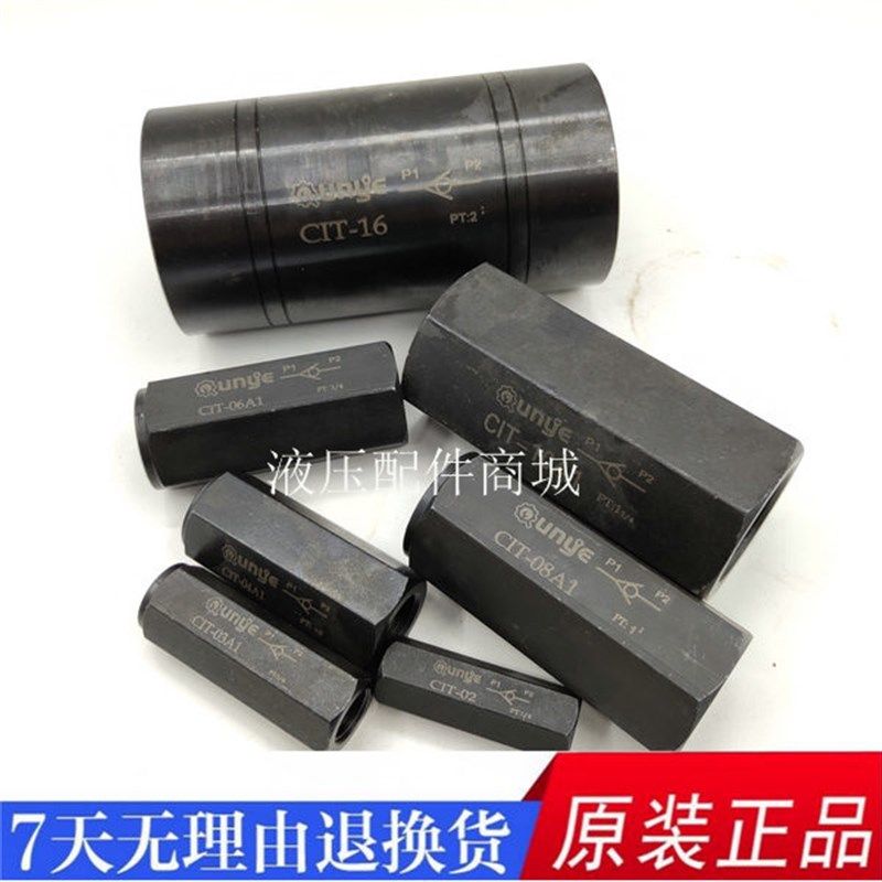液压直通管式单向阀CIT-02/03/04/06/08 2分3分4分逆止阀止回阀