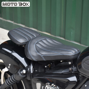 长江400bobbie改装可折叠双人坐垫隐藏式单人座垫bobber风格配件