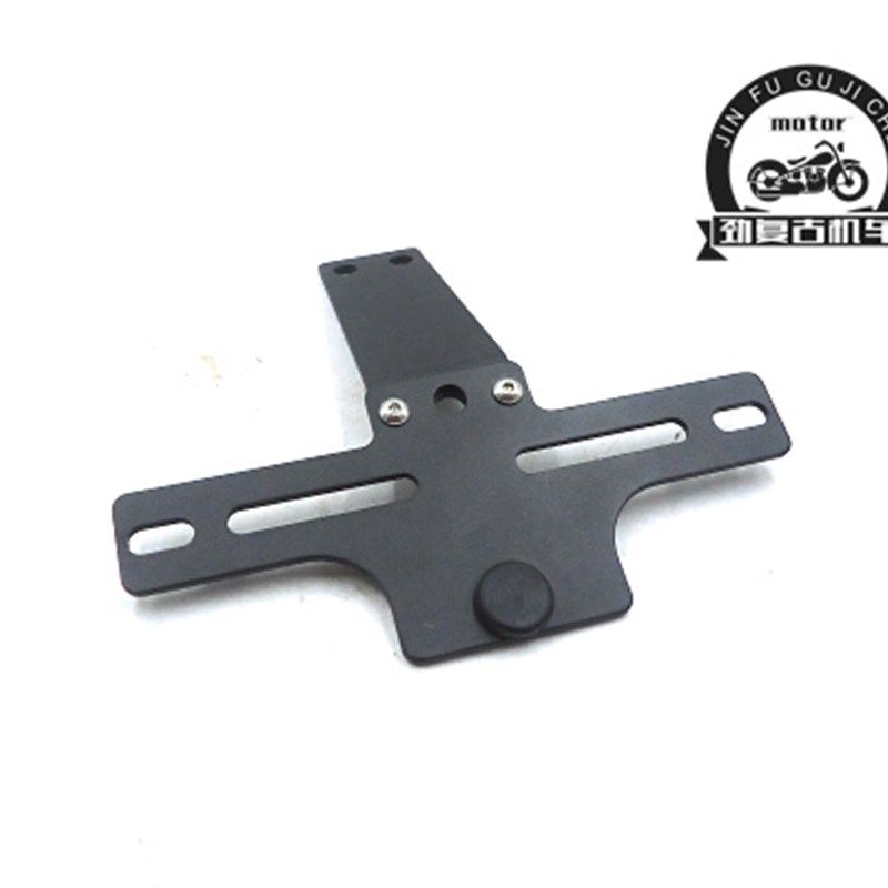 适用赛科龙RE3后牌照支架 宗申400机车短尾支架牌照灯 后挡泥直上