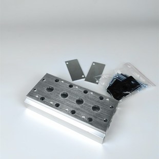 电磁阀底座4V210 2F3F4F5F6F7F8F9F10F 08汇流板盲板100M200M300M