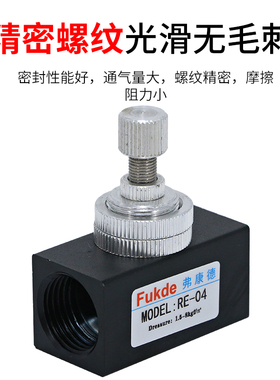 ASC200-08节流阀气缸调速开关KLA气动调节阀RE可调单向气流控制阀