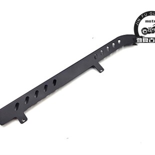 适用龙嘉V咖250专用改装后牌照支架 龙嘉全铁链条罩 尾灯支架灯条