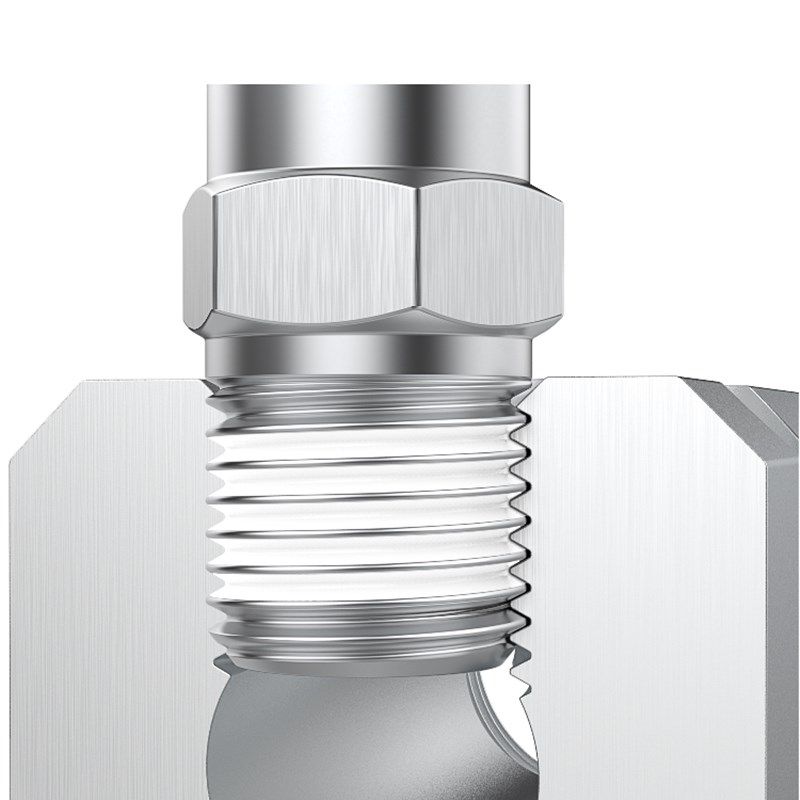 C式自锁快速接头气动空压机气泵304不锈钢气管公母快插耐高温高压