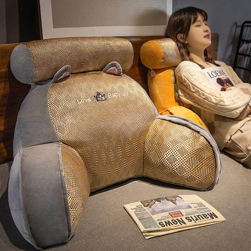 凉席腰靠床头靠垫床上玩手机软包大靠背卧室沙发看书护腰靠枕抱枕,居家布艺,抱枕被,淘宝优惠券,粉丝福利购,淘宝优惠卷