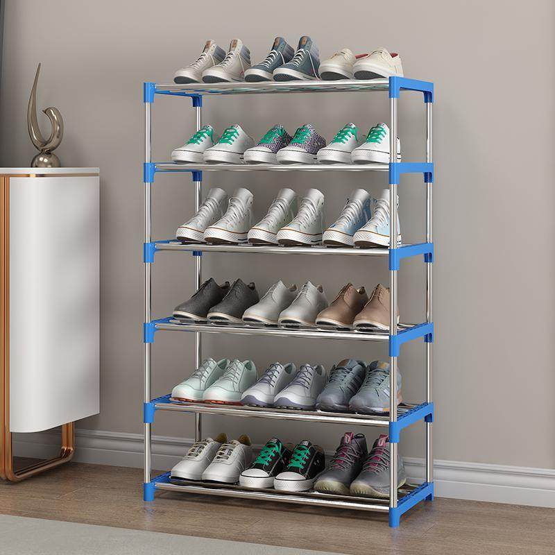 鞋柜塑料多层十层 加粗钢管组装家用学生宿舍收纳经济型简易鞋架