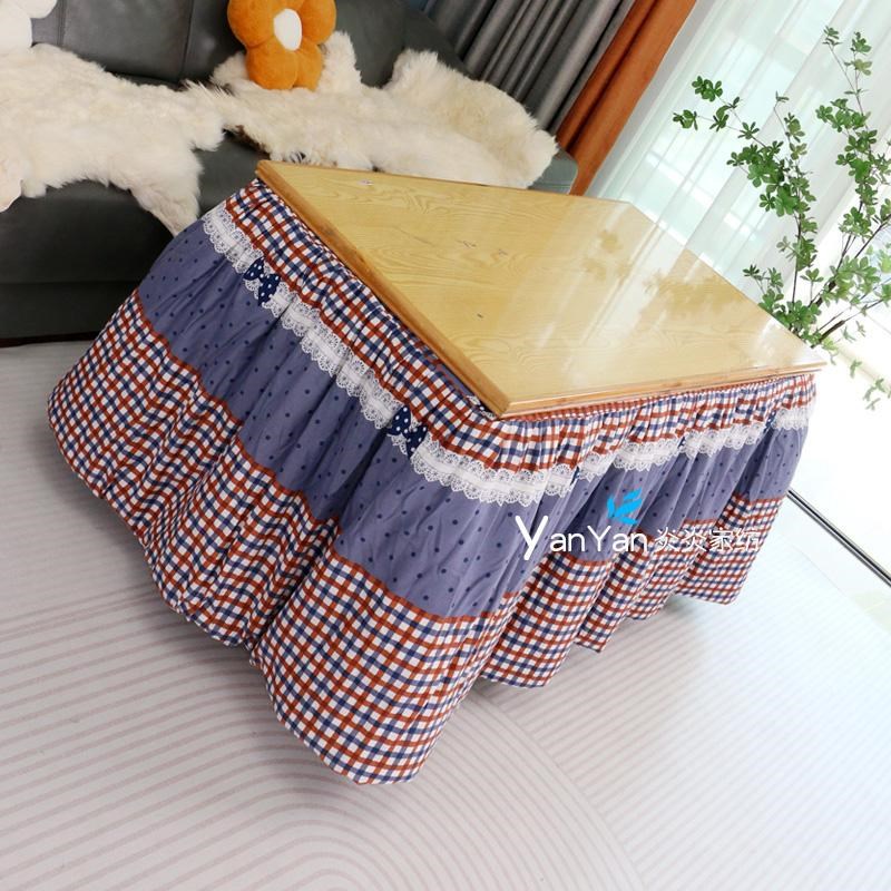 新款可拆洗脱胆烤火被烤火罩正方形茶几电暖桌电炉X罩套暖桌被罩