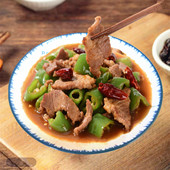 农家小炒肉预制菜料理包半成品辣椒川味家庭加热即食高端档商用批