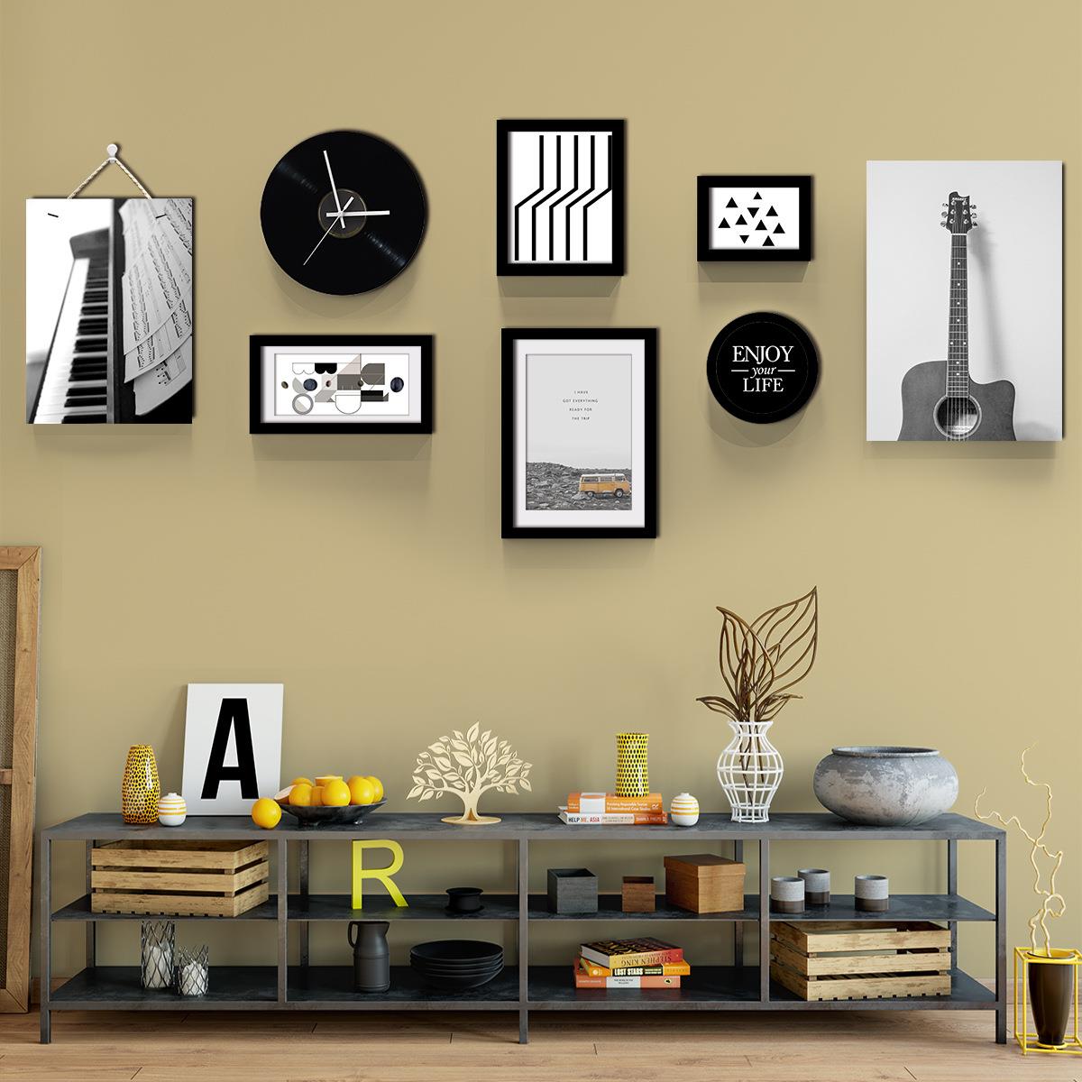 包邮梅因/简约/实木相框创意照片墙/相框墙