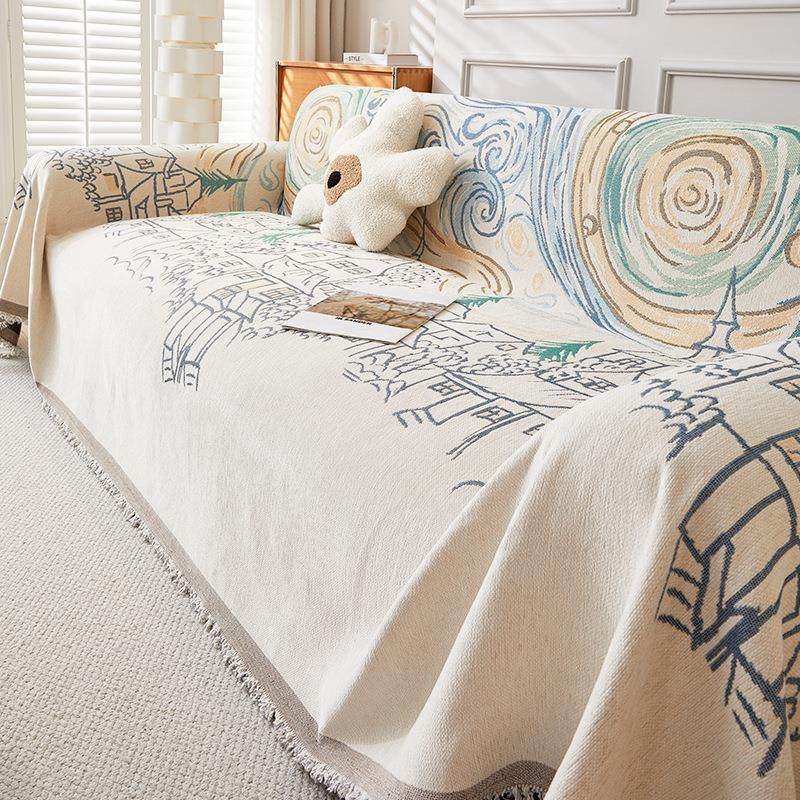 雪尼尔沙发巾全盖布四季通用防滑全包沙发套保护罩防猫抓垫沙发垫,居家布艺,沙发套,淘宝优惠券,粉丝福利购,淘宝优惠卷