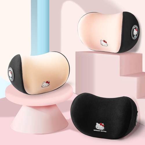 车载座椅头枕卡通记忆棉护颈枕可爱女车用颈枕靠枕四季通用车内饰