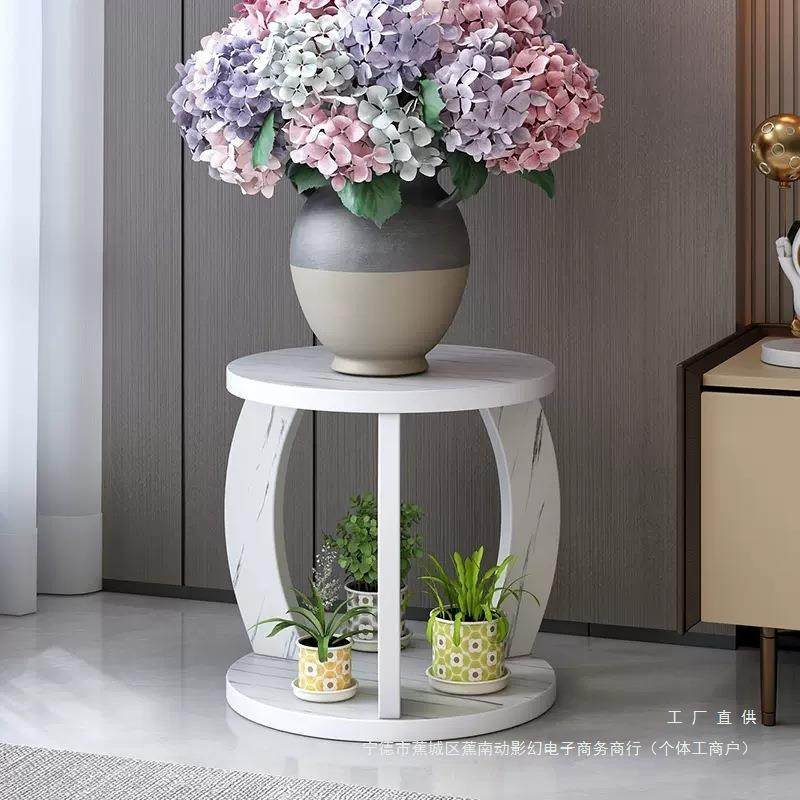 花架子客厅落地式可移动带轮室内简约阳台多层花架置物架花盆托架