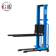 载重1吨便携式电动随车叉车t500kg升降自体登高车自动自卸式搬运