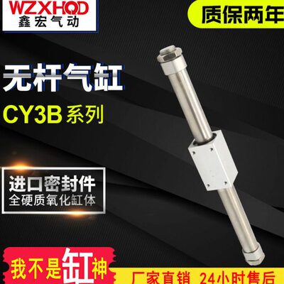 磁偶式RMS无杆气缸CY3B/CY1B20-100-200-300-400-500-1000长行程8