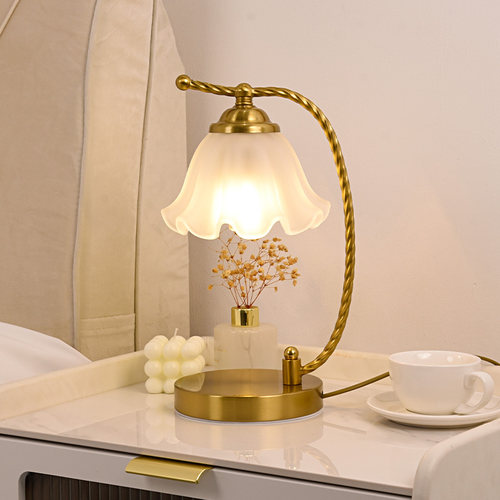 高端台灯卧室床头柜灯轻奢2023新款结婚长N明复古法式高级感主卧