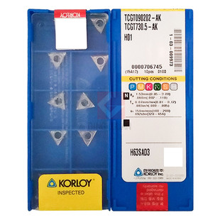 韩国克洛伊 数控刀片 TCGT090202 H01 数控刀粒 正品