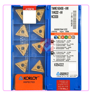 正品 TNMG160408 数控刀片 NC3030 韩国克洛伊