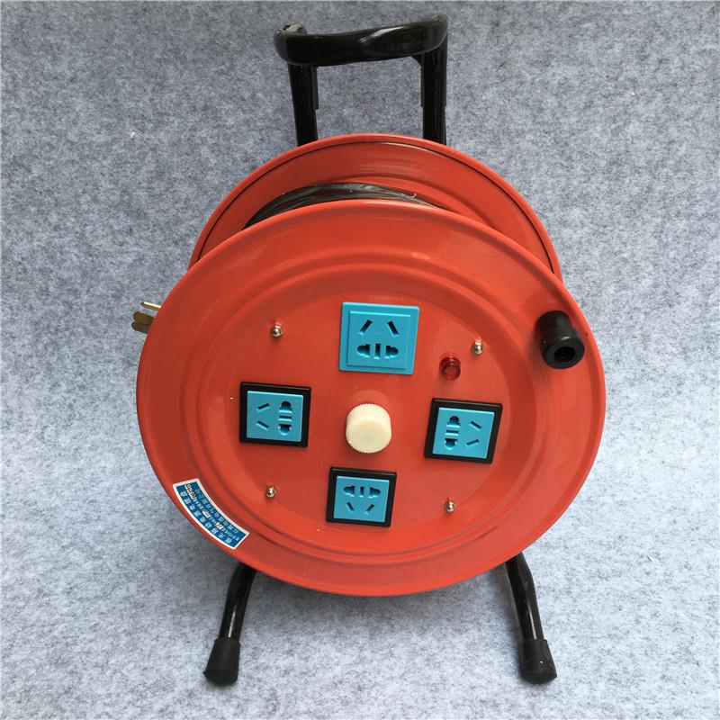 移动电缆盘2*2.5㎡可绕50米30米电缆线 220V/380v电缆卷线盘
