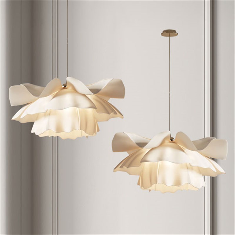 法式现代简约餐厅花n儿吊灯床头客厅背景墙餐饮装饰温馨浪漫灯具