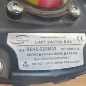 Max.Air气动阀限位开关BE45 220M03阀位开关信号反馈BE45 220M03