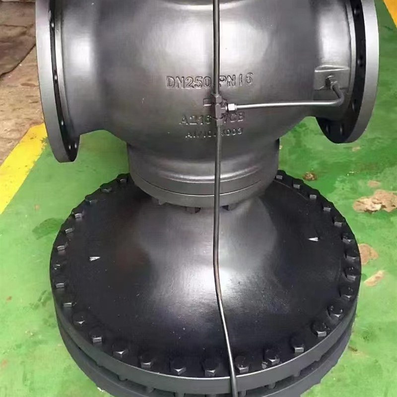 YD43H-16C铸钢先导膜片减压阀DP17先导薄膜式L法兰减压阀DN50 DN6