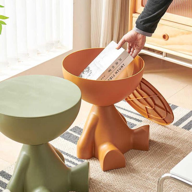 家用创意床头柜简约现代小户型沙C发边几置物架卧室可移动迷你桌