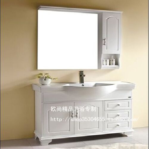 欧式美式橡木浴室柜组合洗脸盆柜洗手盆柜卫浴柜台盆柜立柜TX630