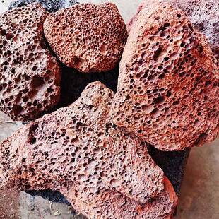 火山石20-150厘米假山造景装饰火山岩滤水颗粒湿地用火山岩石