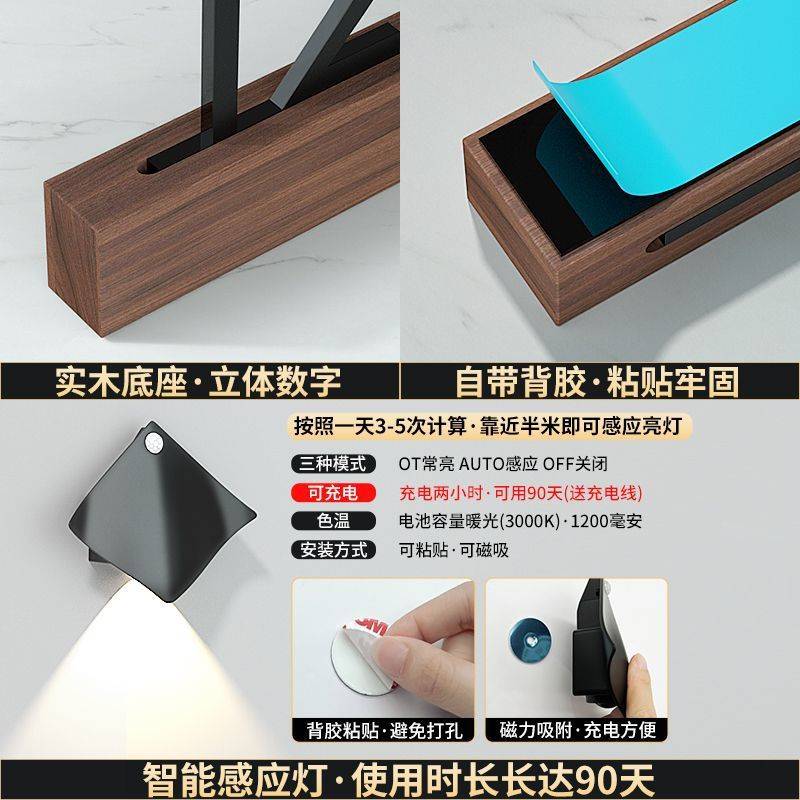 亚克力平安喜乐门牌号码牌家用住宅民宿高档入户门创意数字标识牌