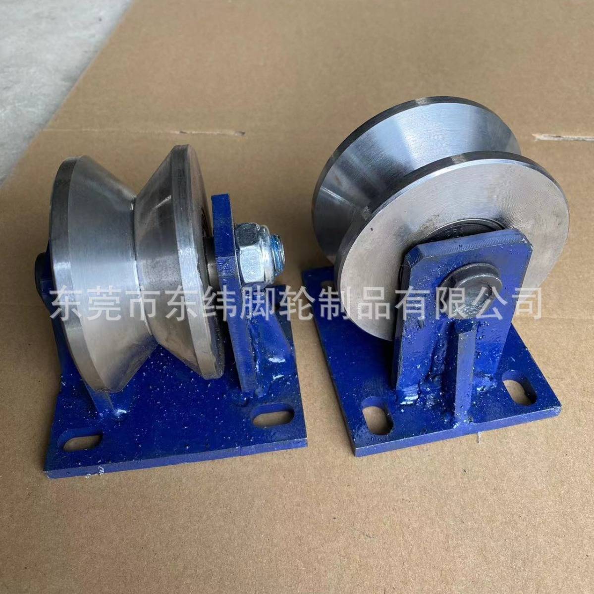 按图纸生产钢轮 轨道轮 重型滑轮 H型滚轮大门轮 承重800~5000KG