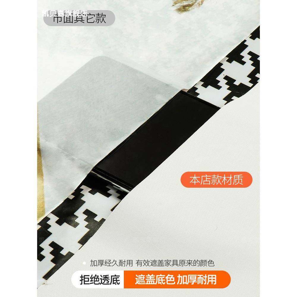 xyt推拉门翻新贴纸衣柜玻璃门贴画卡其色移门改造自粘壁纸装饰