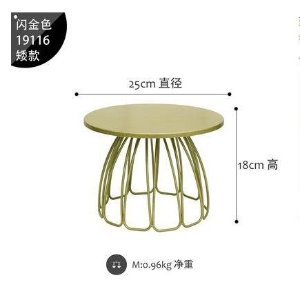 跨境蛋糕展示托盘粉色系主题婚礼甜品台摆件铁艺蛋糕架子蛋糕盘