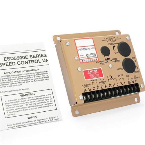 柴油发电机速调速器ES5500DE转速控制器电调板发动机调板IHU1ESD5