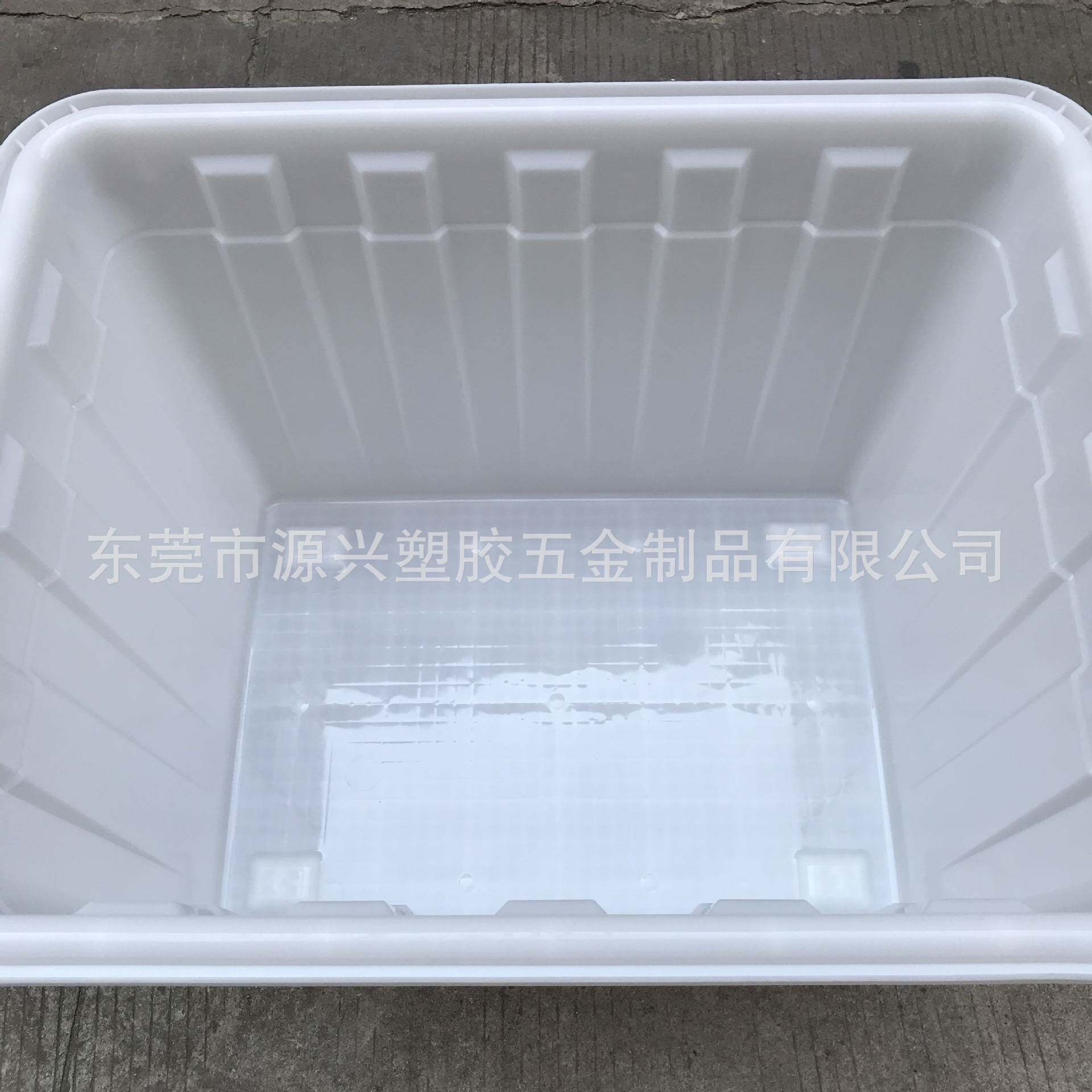 加厚超大号带6个脚轮储物箱胶筐600升服装玩具厂手推运输周转箱子