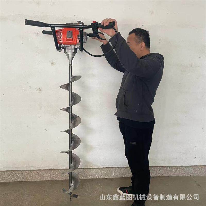 多用途汽油螺旋地钻工地打地基钻坑机葡萄园钢管立柱打地锚打坑机,农机/农具/农膜,林业机械,淘宝优惠券,粉丝福利购,淘宝优惠卷
