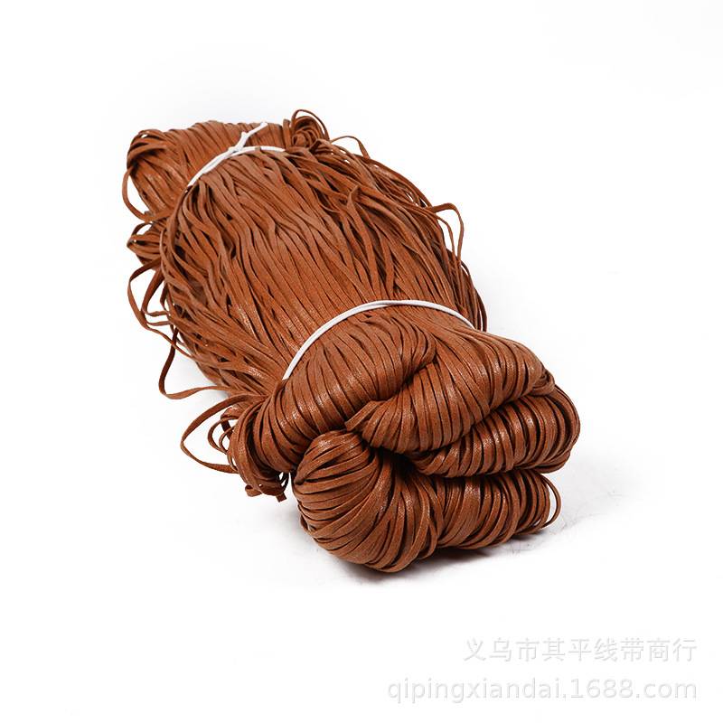 厂家直销棉纱蜡线带0.6扁的棉800米编织带手工产业用棉蜡线