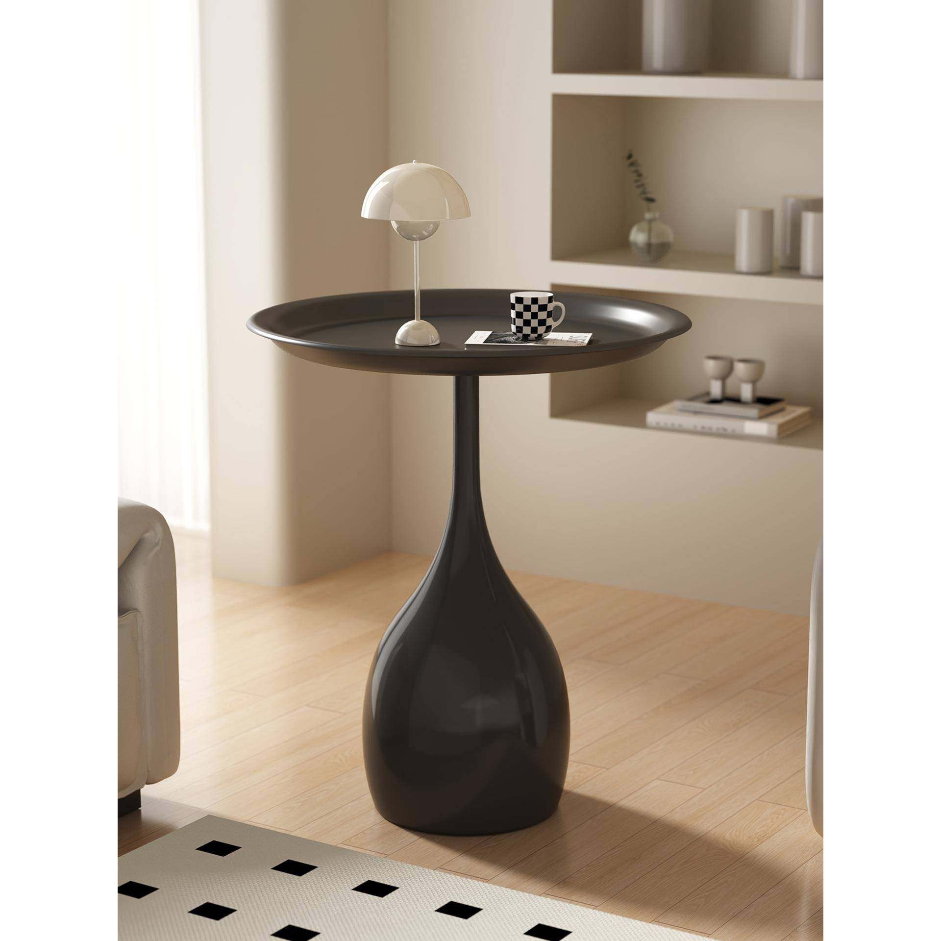 小圆桌茶几简约现代家用岩板边几沙发边桌创意阳台茶桌置物架桌子,基础建材,脚轮/万向轮,淘宝优惠券,粉丝福利购,淘宝优惠卷