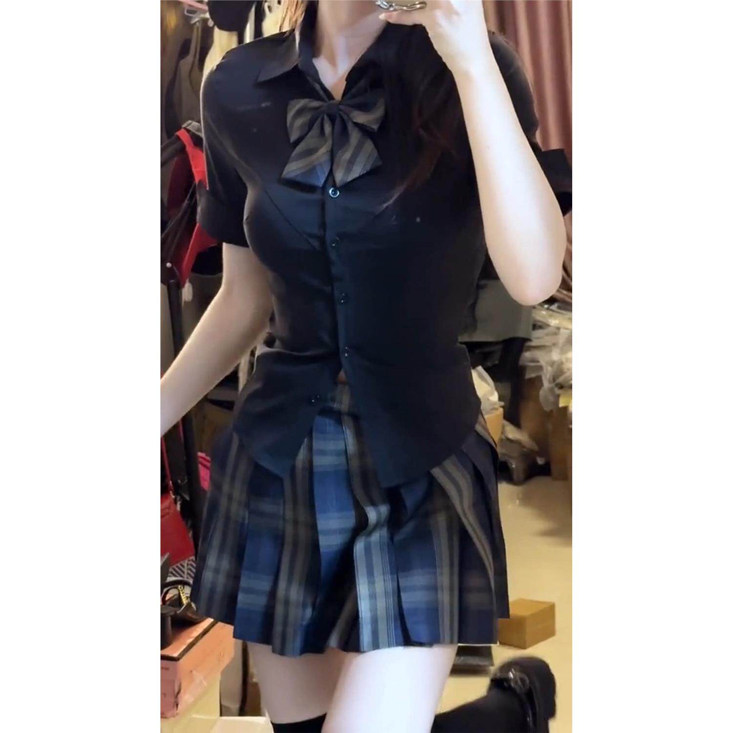 原创火星家jk衬衫辣妹学
