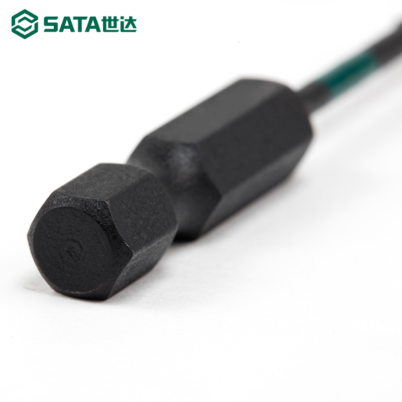 抗冲击一字旋具头6.3mm系列50mm长电动螺丝刀电钻起子风批头