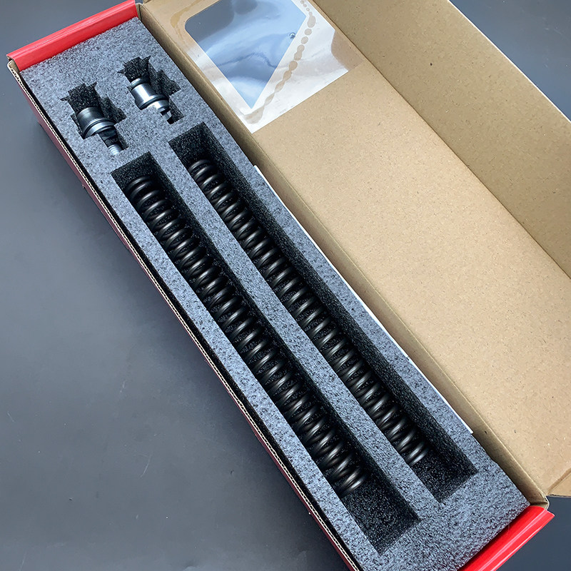 佛沙nss350前减震弹簧摩托车避震器改装配件加硬弹簧可调软硬 nui