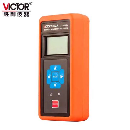 胜利三通道钳形表VC9003B测漏电流监控记录仪交流柔性线圈