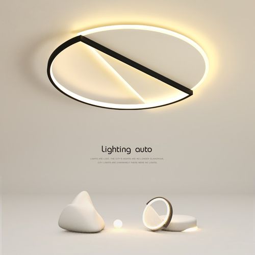 简约创意吸顶灯led现代圆形书房灯餐厅客厅灯温馨卧室灯中山灯具