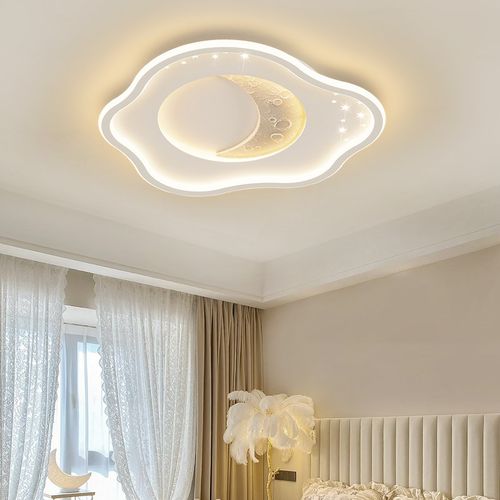 吸顶灯LED护眼星点儿童房创意法式简约月球房间卧室主人创意灯具
