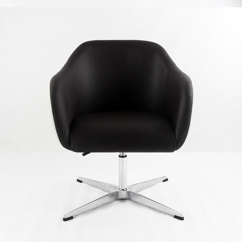 时尚简约单人休闲沙发椅子升降椅办公转椅靠背电脑椅洽谈椅会议椅