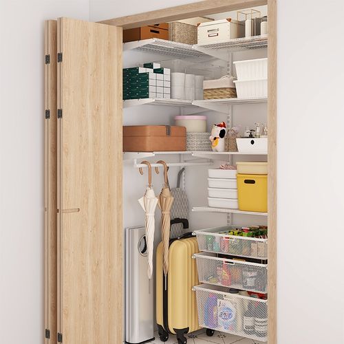 【三个房间】800库置物架金属储物间玄关家用收纳柜货架组合定制