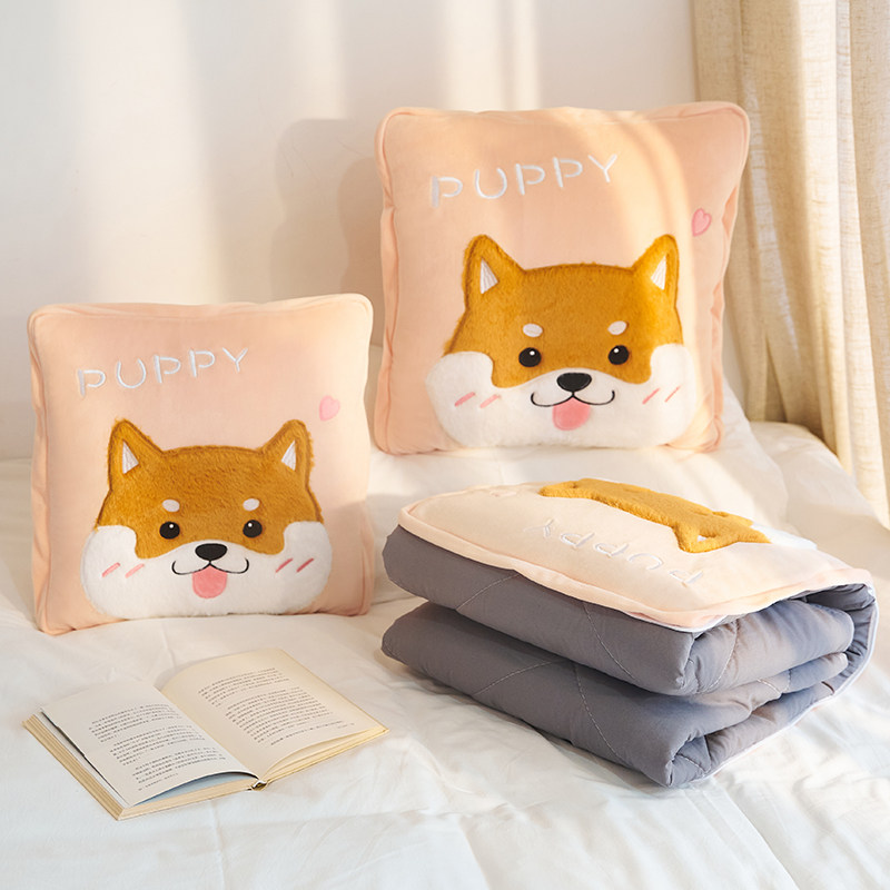 冬季加厚抱枕被子两用办公室睡觉枕头汽车靠垫车用毯子二合一抱枕,居家布艺,抱枕被,淘宝优惠券,粉丝福利购,淘宝优惠卷